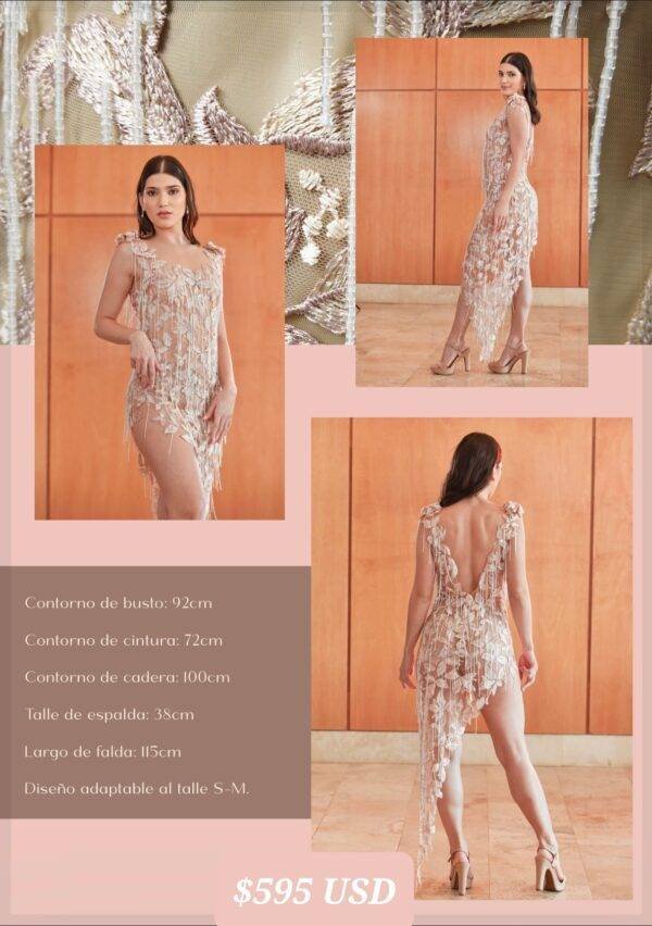 Vestido al cuerpo en punta - Imagen 2